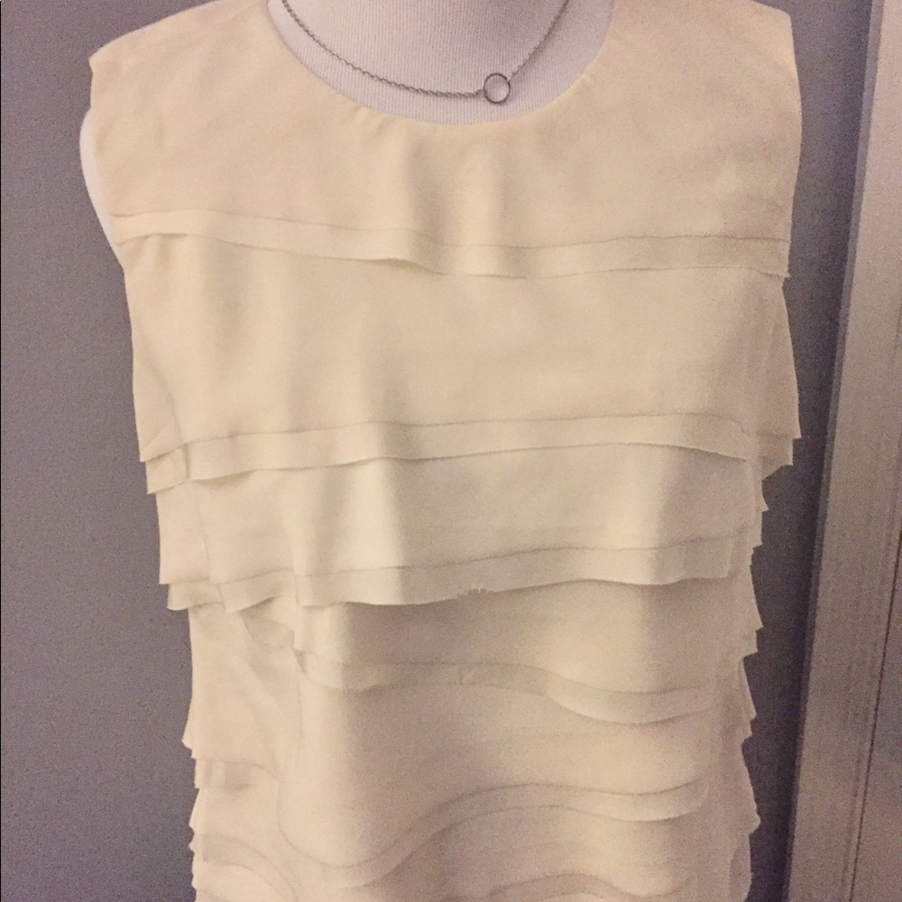 Michael Kors layered chiffon top